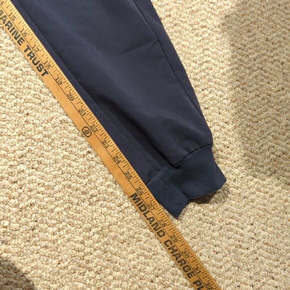 Figs Zamora Joggers Scrub Pants Womens Medium Blue Drawstring Medical Uniform - Picture 2 of 6